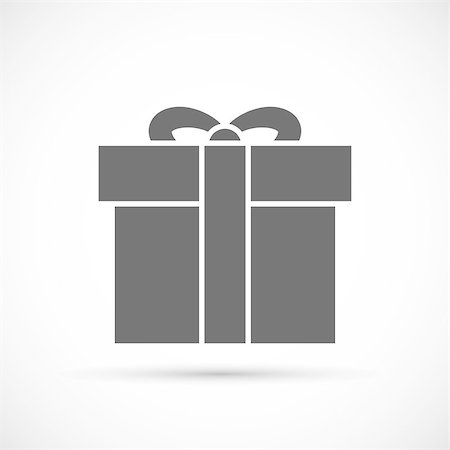 Gift box icon. Holiday present. Packing for gift surprise Stock Photo - Budget Royalty-Free & Subscription, Code: 400-08532893