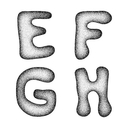 simsearch:400-04807591,k - Vector doodle alphabet in grunge style. Photographie de stock - Aubaine LD & Abonnement, Code: 400-08551155