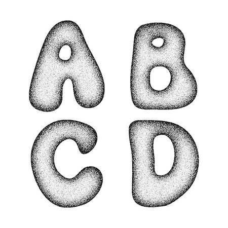 simsearch:400-04807591,k - Vector doodle alphabet in grunge style. Photographie de stock - Aubaine LD & Abonnement, Code: 400-08551153