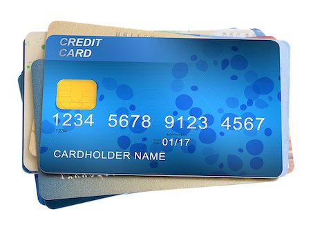 debit - pile of plastic payments cards isolated on white background Stock Photo - Budget Royalty-Free & Subscription, Code: 400-08551472