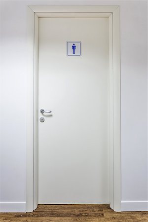 Clean and clear men restrooms entrance Stock Photo - Budget Royalty-Free & Subscription, Code: 400-08576009