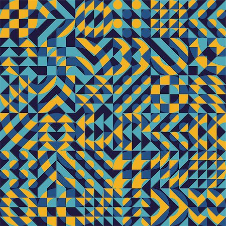 rhombus - Vector Seamless Yellow Blue Color Overlay Irregular Geometric Blocks Square Quilt Pattern Abstract Background Stock Photo - Budget Royalty-Free & Subscription, Code: 400-08615317