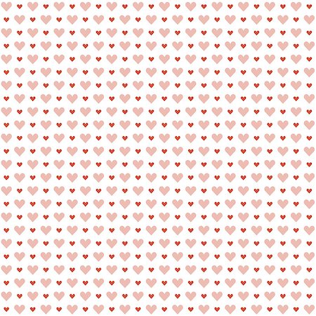 seamless background with hearts for valentines day Stock Photo - Budget Royalty-Free & Subscription, Code: 400-08612047