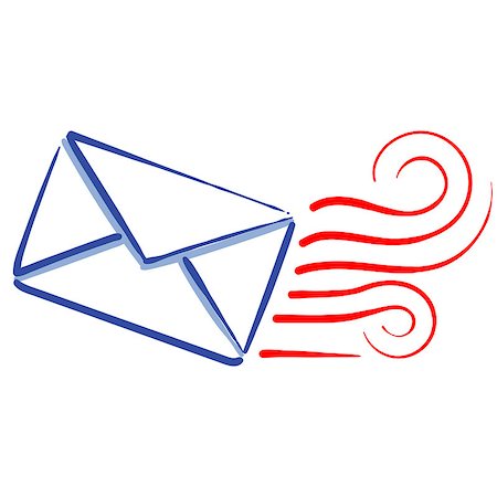 express mail message web line icon sending a message Stock Photo - Budget Royalty-Free & Subscription, Code: 400-08622718