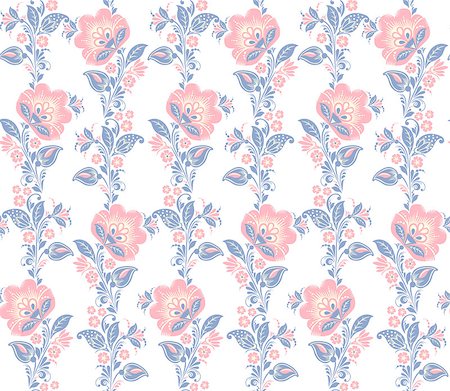 simsearch:400-05735360,k - Romantic seamless floral pattern. Seamless pattern can be used for wallpaper, pattern fills, web page backgrounds, surface textures. vector background. Eps 8 Stock Photo - Budget Royalty-Free & Subscription, Code: 400-08649735