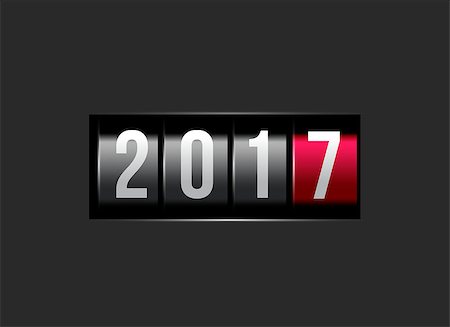 sermax55 (artist) - New Year counter 2016 with power button. Vector illustration Stock Photo - Budget Royalty-Free & Subscription, Code: 400-08679907