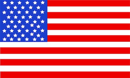 United State Of America flag isolated vector Photographie de stock - Aubaine LD & Abonnement, Code: 400-08671129