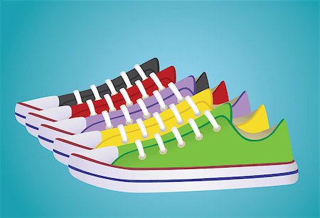 simsearch:400-07922607,k - banner with sneakers that can be used for in-store signage Stock Photo - Budget Royalty-Free & Subscription, Code: 400-08672878