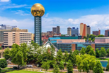 Knoxville, Tennessee, USA downtown at World's Fair Park. Stock Photo - Budget Royalty-Free & Subscription, Code: 400-08696374