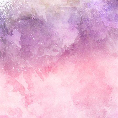simsearch:400-06107660,k - Decorative watercolor background in shades of pink and purple Stock Photo - Budget Royalty-Free & Subscription, Code: 400-08708155