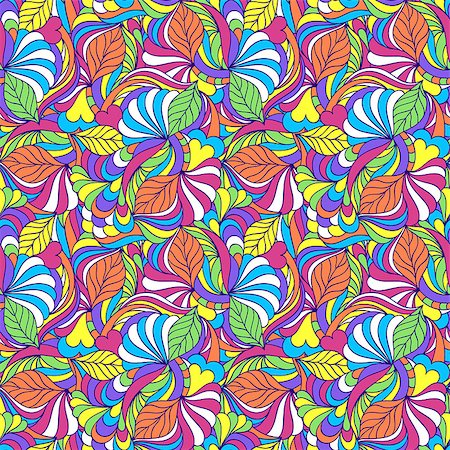 simsearch:400-07049687,k - Vector illustration of colorful abstract seamless pattern. Stock Photo - Budget Royalty-Free & Subscription, Code: 400-08713300