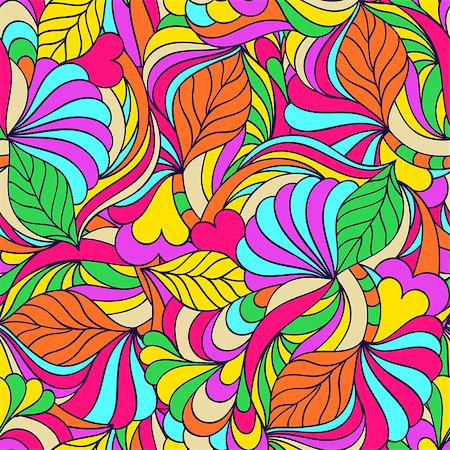 simsearch:400-07049687,k - Vector illustration of colorful abstract seamless pattern. Stock Photo - Budget Royalty-Free & Subscription, Code: 400-08713301