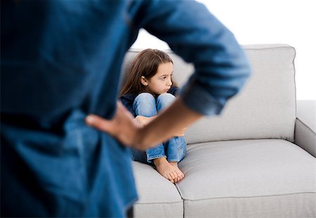 photos ladies mini sitting bad - Grown up rebuking a little child for bad behavior Stock Photo - Budget Royalty-Free & Subscription, Code: 400-08734245