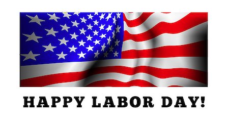 sermax55 (artist) - Happy labor day. Vector illustration with USA flag Stock Photo - Budget Royalty-Free & Subscription, Code: 400-08734763