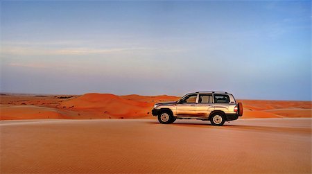 dune driving - Jeep at the top of the Sakhara dune Stock Photo - Budget Royalty-Free & Subscription, Code: 400-08736543