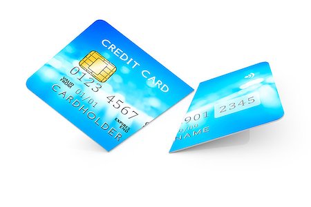 3d rendering of an expired cut credit card Stock Photo - Budget Royalty-Free & Subscription, Code: 400-08730810