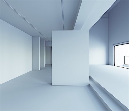 simsearch:600-06808788,k - white walls loft interior frame. 3d rendering Photographie de stock - Aubaine LD & Abonnement, Code: 400-08731604