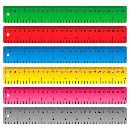 simsearch:400-04424177,k - Ruler in centimeters, millimeters and inches - Vector design EPS10 Stock Photo - Budget Royalty-Free & Subscription, Code: 400-08733171