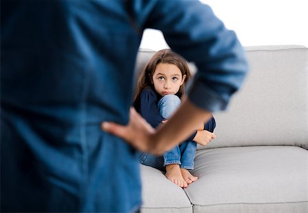 photos ladies mini sitting bad - Grown up rebuking a little child for bad behavior Stock Photo - Budget Royalty-Free & Subscription, Code: 400-08733505
