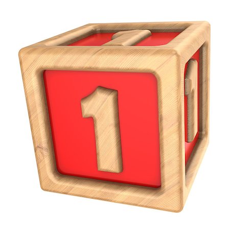simsearch:600-02346205,k - 3d illustration of toy cube with sign '1' on it Stock Photo - Budget Royalty-Free & Subscription, Code: 400-08754737