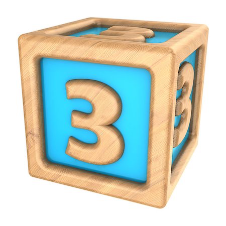 simsearch:600-02346205,k - 3d illustration of toy cube with sign '3' on it Stock Photo - Budget Royalty-Free & Subscription, Code: 400-08754739