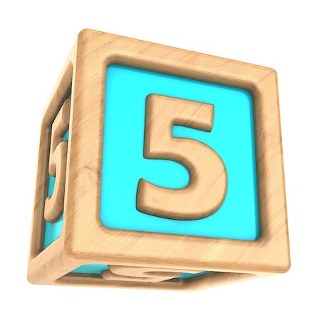 simsearch:600-02346205,k - 3d illustration of toy cube with sign '5' on it Stock Photo - Budget Royalty-Free & Subscription, Code: 400-08754741