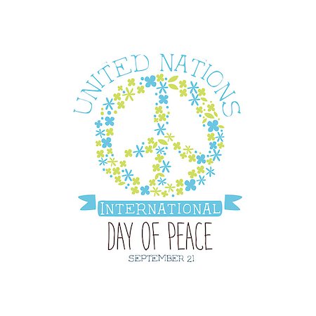 dove emblem - International Peace Day Label Designs In Pastel Colors. Vector Logo Templates With Text On White Background. Stock Photo - Budget Royalty-Free & Subscription, Code: 400-08776918