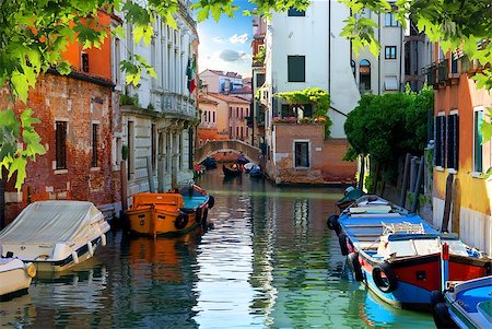 simsearch:400-08093706,k - Sunny day in the street of Venice, Italy Stock Photo - Budget Royalty-Free & Subscription, Code: 400-08777092