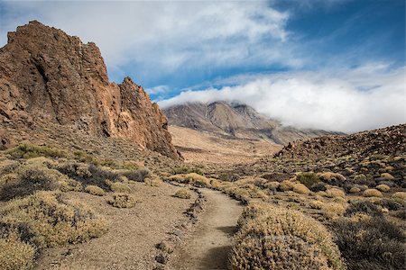 Los Roques de Garcia in the Teide National Park, World Heritage Site (Tenerife - Spain) Stock Photo - Budget Royalty-Free & Subscription, Code: 400-08778600