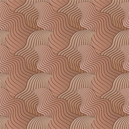 simsearch:400-08794844,k - Color seamless abstract hand-drawn pattern, waves background. Vector illustration.Eps 10. Stock Photo - Budget Royalty-Free & Subscription, Code: 400-08794845