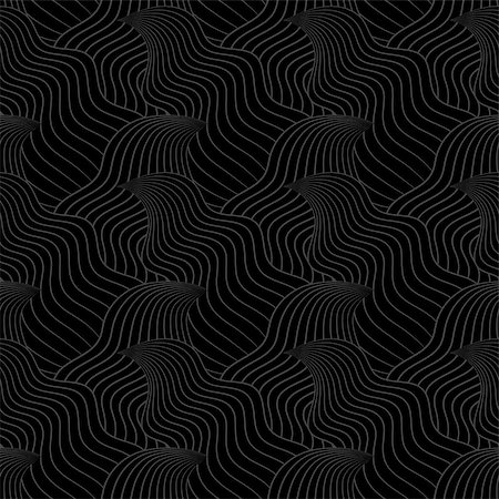 simsearch:400-08794836,k - Color seamless abstract hand-drawn pattern, waves background. Vector illustration.Eps 10. Stock Photo - Budget Royalty-Free & Subscription, Code: 400-08794841