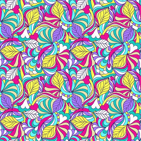 simsearch:400-07049687,k - Vector illustration of colorful abstract seamless pattern. Stock Photo - Budget Royalty-Free & Subscription, Code: 400-08791892