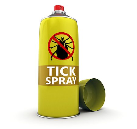 3d illustration of tick spray bottle, over white background Stock Photo - Budget Royalty-Free & Subscription, Code: 400-08792579