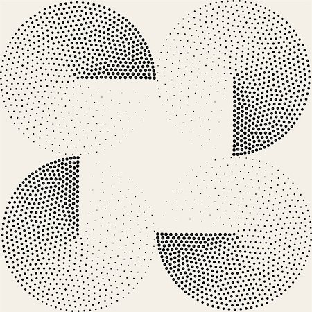 seamless dot fabric pattern - Vector Seamless Black White Half Circles Stippling  Halftone Pattern Tile Background Stock Photo - Budget Royalty-Free & Subscription, Code: 400-08806479