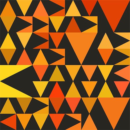 rhombus - Vector Seamless Abstract Geometric Triangle Pattern in Yellow and Orange Abstract Background Stock Photo - Budget Royalty-Free & Subscription, Code: 400-08806748