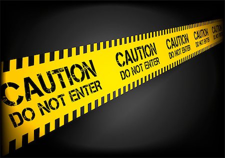 detailed illustration of a caution do not enter line background, eps10 vector Stock Photo - Budget Royalty-Free & Subscription, Code: 400-08835908
