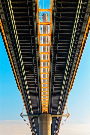 ramps on the road - under overpass road bridges at day Stock Photo - Budget Royalty-Free & Subscription, Code: 400-08887988