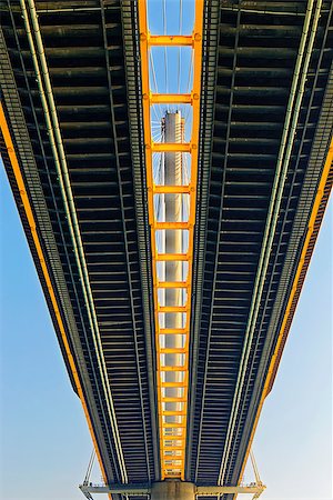 ramps on the road - under overpass road bridges at day Stock Photo - Budget Royalty-Free & Subscription, Code: 400-08887989