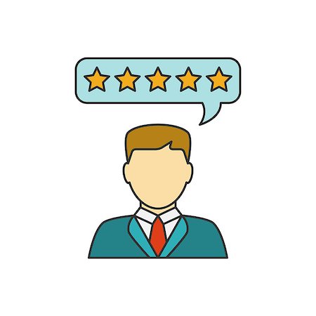 simsearch:400-07124623,k - Customer reviews line icon. Business Concept Stock Photo - Budget Royalty-Free & Subscription, Code: 400-08916919