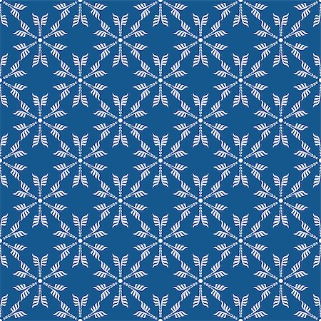 simsearch:400-04642641,k - Seamless pattern with snowflakes on blue background. Vector Illustration Stock Photo - Budget Royalty-Free & Subscription, Code: 400-08918030