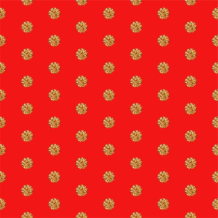 simsearch:400-08493951,k - Gold foil shimmer glitter polkadot red seamless pattern. Vector shimmer abstract circles golden texture. Sparkle shiny balls background. Stock Photo - Budget Royalty-Free & Subscription, Code: 400-08929940