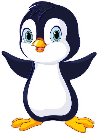 simsearch:400-07995476,k - Illustration of cute baby penguin Stock Photo - Budget Royalty-Free & Subscription, Code: 400-08934292