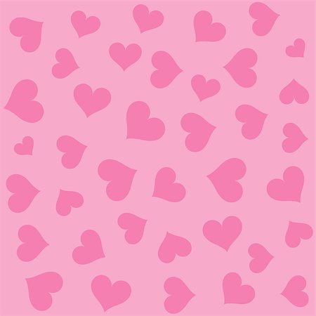 simsearch:400-05927863,k - Pink hearts seamless background pattern. Vector illustration Stock Photo - Budget Royalty-Free & Subscription, Code: 400-08930007