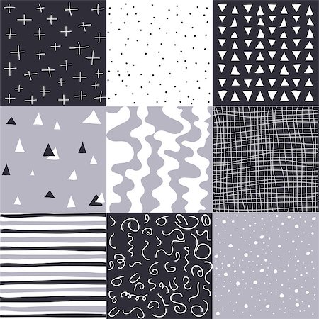 seamless dot fabric pattern - Set of seamless patterns Stock Photo - Budget Royalty-Free & Subscription, Code: 400-08932239