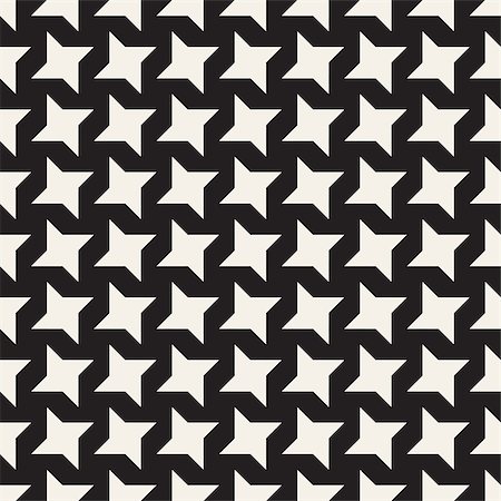 simsearch:400-08978166,k - Star Line Shapes Grid. Abstract Geometric Background Design. Vector Seamless Black and White Pattern. Stock Photo - Budget Royalty-Free & Subscription, Code: 400-08954273