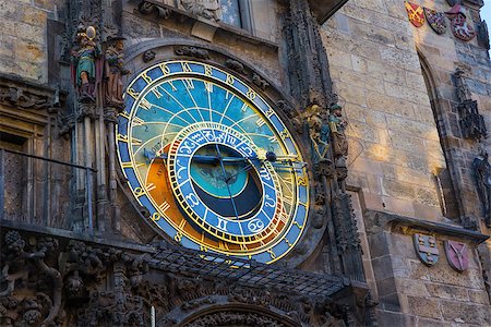 Prague astronomical clock Stock Photo - Budget Royalty-Free & Subscription, Code: 400-08967987