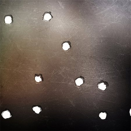 simsearch:400-06107660,k - 3D metallic texture with bullet holes Stock Photo - Budget Royalty-Free & Subscription, Code: 400-08968265
