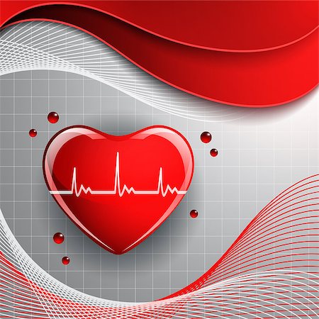 simsearch:400-07222508,k - Heart shape on the abstract colorful background. Vector illustration. Photographie de stock - Aubaine LD & Abonnement, Code: 400-08976317