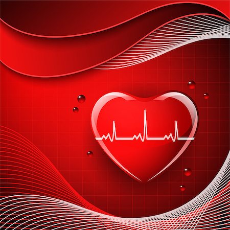 simsearch:400-07222508,k - Heart shape on the abstract colorful background. Vector illustration. Photographie de stock - Aubaine LD & Abonnement, Code: 400-08976318
