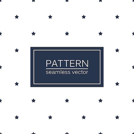 fabrics graphics patterns - Simple seamless patterns with blue stars - minimalistic background. Stock Photo - Budget Royalty-Free & Subscription, Code: 400-08978166